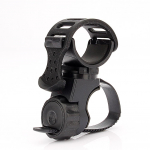Bike Cycling 360 degrees Rotation Flashlight Torch Mount LED Light Holder Clamp Clip