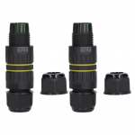 2TK &Uuml;henduskarbi pistik Aed M25 4 s&uuml;damikuga IP68 veekindel 10?14mm Elektrikaabel