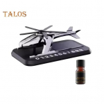 P&auml;ikeseenergiaga p&ouml;&ouml;rlev aroomiteraapiline auto &otilde;huv&auml;rskendaja telefoninumbriga, helikopteri kuju, eeterliku &otilde;li difuusor, interj&ouml;&ouml;ri kaunistus C