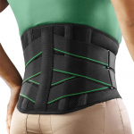 Sports Adjustable Lumbar Back Brace Anti-skid Breathable Waist Support Belt with pad for Exercise Fitness Cycling Running Tennis S