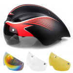 Wildside Triatloni TT Kiiver magnetprillidega - Uus v&otilde;istlusvalmis jalgrattakiiver One Size