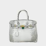 2024. aasta uus krokodillimustriga plaatina &uuml;he &otilde;la ristkeha k&auml;ekott &ndash; Euroopa ja Ameerika tippstiilis, suur mahutavus naistele Large 30x16x23.5cm