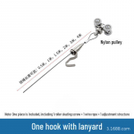 Reguleeritav riputussiin maalide ja kalligraafian&auml;ituste jaoks rihmaratta konksuga