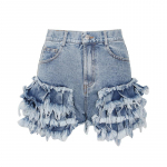 Moodsad Seksikad V&uuml;rtsikad T&uuml;drukud Stiilis Denim L&uuml;hikesed P&uuml;ksid K&otilde;rge V&ouml;&ouml;koht Puidust K&otilde;rviku &Auml;&auml;rtega Patchwork Suvi Uus Saabumine Naiste Jeansid S sinine