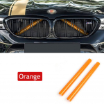 Eesmised neeruv&otilde;re katte raami liistud BMW F20 F21 F22 F23 F30 F31 F32 F33 F44 F45 1 2 3 4 seeria M Sport stiilis kleebis oranž