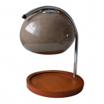 Aroomivaha sulatamise lamp Retro puidust hoiualus Klaasist k&uuml;&uuml;nlasoojendi lamp Magamistoa voodi k&otilde;rvale meeleoluvalgus hall