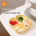 Silikoonist imemiskuga s&ouml;&ouml;gialus imikutele: Soodustab iseseisvat s&ouml;&ouml;mist 177*170*33mm pruun