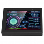 Arvuti temperatuurimonitor, 3,5-tolline IPS-t&uuml;&uuml;p C, astmeteta h&auml;mardamine, p&ouml;&ouml;rlev teemaredaktor PC protsessori andmete must