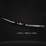 720/780 mm jalgratta juhtraua neelamiskujuline Alucanxingum jalgratta juhtraud 31,8 mm varre jaoks 780mm long silver