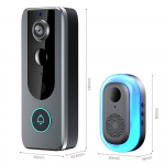 Nutikas Tuya Uksekell Kaameraga Traadita Komplekt Video Uksekell Wifi HD 1080P V&auml;listingimustesse Telefoniga Uksekella Kaamera Turvalisus Video Intercom IR M20