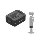 DJI OSMO Pocket 3 PULUZ USB-C / Type-C doki lauaarvuti laadimisaluse alumiiniumsulamist kronsteini jaoks (Must) must