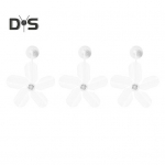 3 tk &otilde;hukonditsioneeri tuulesuunaja ventilaator Isekleepuv otse puhuv AC tuuleklaasi deflektori ventilaator kliimaseade tuulesuunaja deflektori ventilaator valge