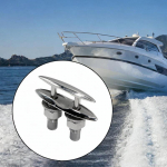 Boat Pull up Flush Mount Cleats Dock Deck Cleat Professional Mirror Polished Easily Install 125mm 5inch