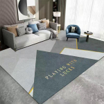 Moodne minimalistlik elutoavaip Lihtne hooldada Diivani ja kohvilaua vaip Majapidamises kulumiskindel ja libisemiskindel vaip 120 * 160cm