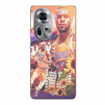 Coque de t&eacute;l&eacute;phone - Maniacase - Oppo Reno 11 5G - Silicone - Souple - Lebron James 23 LA Lakers