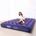 Inflatable Sleeping Mat Thick Double Portable Foldable Bed for Outdoor Home 191*137*22cm no air pump