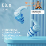 &Uuml;livaiksed silikoonist k&otilde;rvatropid magamiseks, t&ouml;&ouml;tamiseks ja &otilde;ppimiseks - m&uuml;rasummutavad k&otilde;rvaklapid norskamise vastu Gray with Storage Box