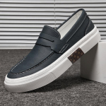 Youth Trend Meeste Loafers Kingad Luksuslikud Meeste Kingad Kevad ja S&uuml;gis Uued Meeste Nahast Lamedap&otilde;hjalised K&otilde;ndimisjalatsid Meeste Tossud 38