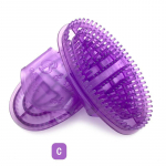 Body Massager Brush Gua Sha kraapimislaud massaažihari kaabits tselluliidivastane salendav l&otilde;&otilde;gastav koorimismasseerija C lilla