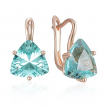 Roheline Kolmnurk Tsirkoon Lihtsad Naiste K&otilde;rvar&otilde;ngad Luksuslikud Kuldse Peo Ehted Kingitused