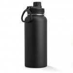 1000 ml roostevabast terasest vaakumisolatsiooniga spordiveepudel 100% lekkekindla reisikorgiga, koos parakordist elluj&auml;&auml;misk&auml;epidemega, 32 oz 1000ML