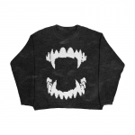 Unisex Hip Hop Streetwear Kootud Kampsun Meestele Gooti Portree Prindiga Pullover S&uuml;gis Harajuku Kampsun Naistele &Uuml;lem&otilde;&otilde;duline Kampsun M