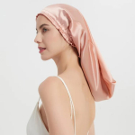 100% mooruspuusiidist &ouml;&ouml;m&uuml;ts magamiseks, pikk siidist turban/&ouml;&ouml;m&uuml;ts magamiseks, du&scaron;im&uuml;ts, juukse&uuml;mbris magamiseks 50CM