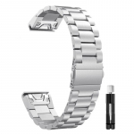 Metallist rihm Garmin Fenix ​​8 FE 7 7X Pro 6 6X Plus roostevabast terasest rihm Garmin Enduro 3 Tactix QuickFit 22/26 mm kellarihma jaoks 22mm h&otilde;be