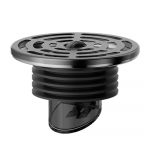 Roostevaba terasest du&scaron;ip&otilde;randa &auml;ravoolu s&uuml;damik l&otilde;hnavastane putukate v&auml;ltimine kiire &auml;ravool p&otilde;randa &auml;ravool eemaldatav kanalisatsiooni &auml;ravoolu filtri kork valge