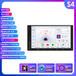 Ossuret 2din Autoraadio BT android raadio AI intelligentne s&uuml;steem universaalsele 7-tollisele autoraadiole Multimeedia videoesitaja GPS Carplay Android Auto 4G RDS S4 8Core 4G 32G AI