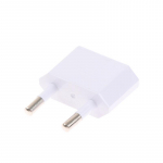 Ameerika Hiinast EL-i Euroopasse reisiv toiteadapter 2 &uuml;hendage meid EL-i pistiku adapteriga US Plug must