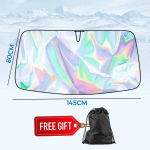 Kokkupandav Laser Auto P&auml;ikesekaitse, UV-peegeldav Esiklaasi Kate, Soojusisolatsiooniga P&auml;ikesekaitse esiklaasile, Jahe Rool M - Laser Sunshade