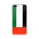 Coque iPhone &ndash; Mitmev&auml;rviline &ndash; Drapeau &Eacute;mirats Arabes Unis &ndash; Supp &ndash; L&auml;bipaistev silikoon &ndash; Vertikaalne
