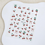 Punane Kirss Rowknot 3D K&uuml;&uuml;nisekleeps Isekleepuv K&uuml;&uuml;nemaalingu Dekoratsioon Kleebis Naistele Manik&uuml;&uuml;r Ise-tee Dekoor