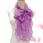 Naiste pitsist sall, kerge hijab, elegantne mustriga siidist kaelar&auml;tik, r&auml;tik, peapael, k&auml;epide, juuste aksessuaarid Bandaan 90x90cm