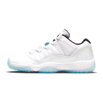 Air Jordan 11 Retro Low GS Legend Blue Laste tossud Valge Must 528896-117 36