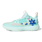 Adidas Harden Vol. 5 J Support laste tossud, sinised, l&auml;bipaistvad, m&uuml;ndiv&auml;rvi, kollased G57983 36⅔