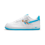 Space Jam x Nike Air Force 1 06 PS Hare Laste tossud Valge Hele-Sinine-Fury DM3355-100 28