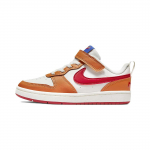 Nike Court Borough Low 2 PS Sail Hot Curry Laste tossud Kreemjas Game-Royal University-Red BQ5451-119 29.5