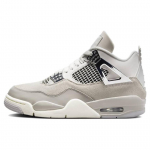 Air Jordan 4 Retro Frozen Moments Naiste tossud Hall Hele-Rauamaak Purjeriie AQ9129-001 39