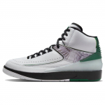 Air Jordan 2 Retro H Wings Meeste Tossud Valge Malahiit Must DZ7391-103 41
