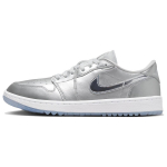 Air Jordan 1 Low Golf Kingituste pakk Unisex tossud H&otilde;bedane metallik-H&otilde;bedane foon-tolm FD6848-001 47.5