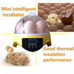 7 muna mahutavusega inkubaator Mini munainkubaator Haudumismasin Kana pardi haudemasin Elektrooniline automaatne inkubaator Brooder Uus US