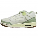 Air Jordan Spizike Low GS Melon Tint Laste tossud Roheline Kookospiim Hele-Briti-Tan HQ1194-131 35.5