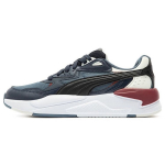 Puma X-Ray Speed Kangas Nahk Spordijalatsid Retro Madala s&auml;&auml;rega Elustiilijalatsid Unisex toss Sinine Hall 384638-13 35.5