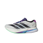 adidas Adizero Boston 13 Core White Core Black Lime Burst Meeste Tossud JS4946 42⅔ white