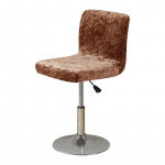 Shining Fabric Club P&ouml;&ouml;rdtooli kate V&auml;ikese suurusega L&uuml;hike Selg Baaritoolid Katte Kuld Teemant Velvet Kodukaunistuse Taburetist Istme kate 1 piece