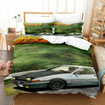 Esialgne Ae86 Poiste Magamistuba Voodipesukomplekt &Uuml;he Twin T&auml;is Queen King Suuruses T&auml;iskasvanu Tekikott 3D Anime Voodilina Komplekt EU single(135x200cm)