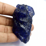 Looduslik sinine safiir 382,5 ct t&ouml;&ouml;tlemata sertifitseeritud lahtine v&auml;&auml;riskivi 65 mm approx sinine