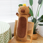 Kawaii Capybara loomade plush-m&auml;nguasjad kohev simulatsioon pehme interneti kuulsus armas nukk plushie padi t&auml;idetud kingitus lapsele j&otilde;uludeks 55cm